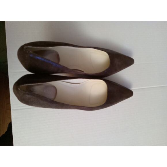 Calvin Klein Women' s Size 8 Heeled Pumps Office Classic Pointed Toe Brown - Picture 10 of 10